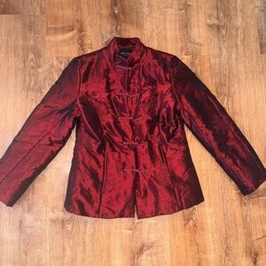 Elegant Red Women's Jacket